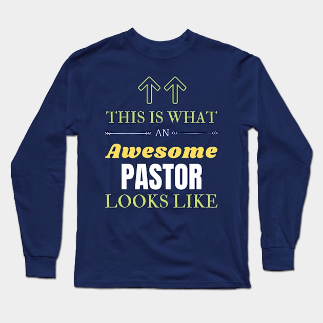 Pastor Long Sleeve T-Shirt by Mdath